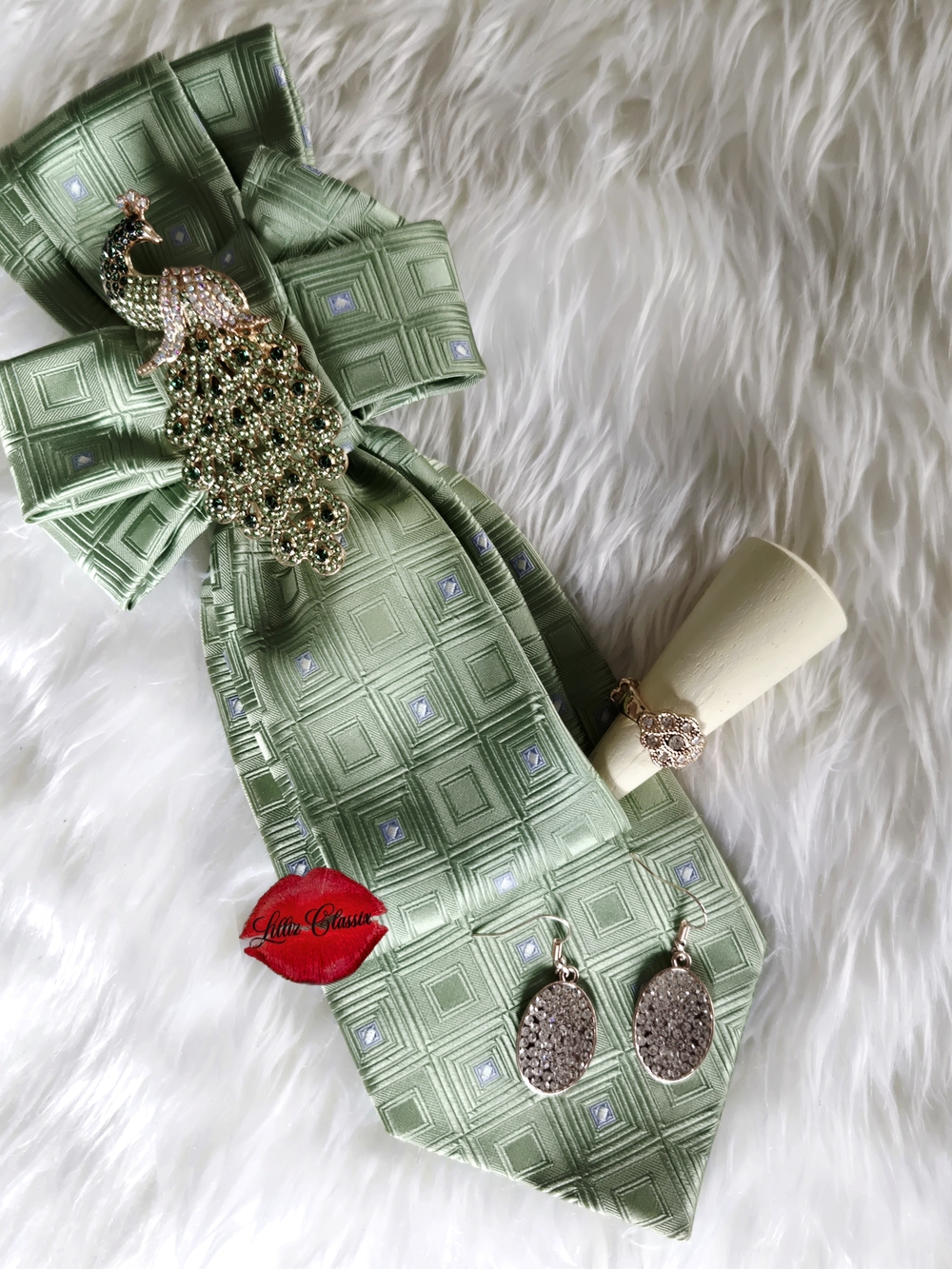 Michael Kors Gold-Tone Pavé Peacock Pendant Necklace